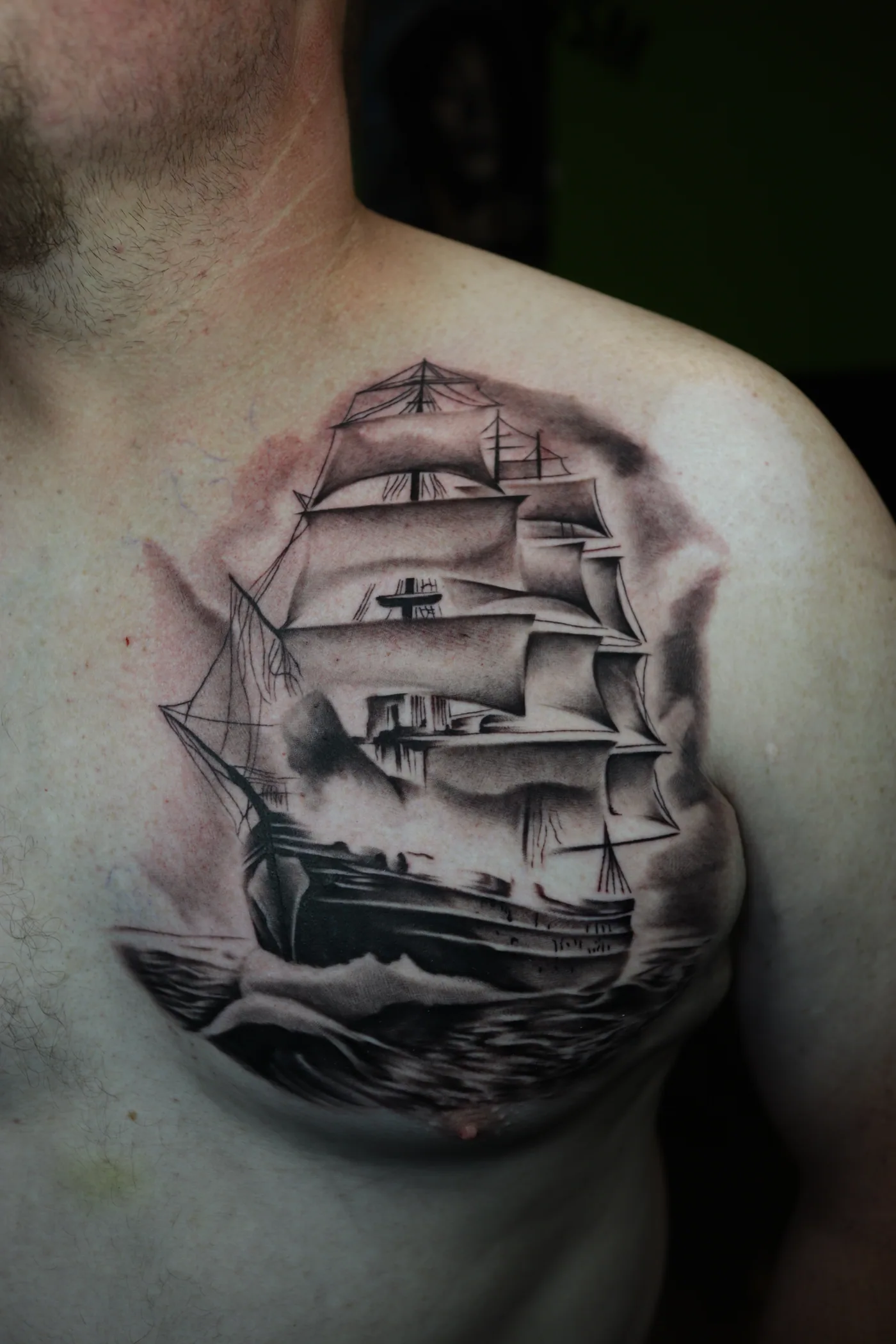 Realism portrait tattoo by Eddie Gonzalez