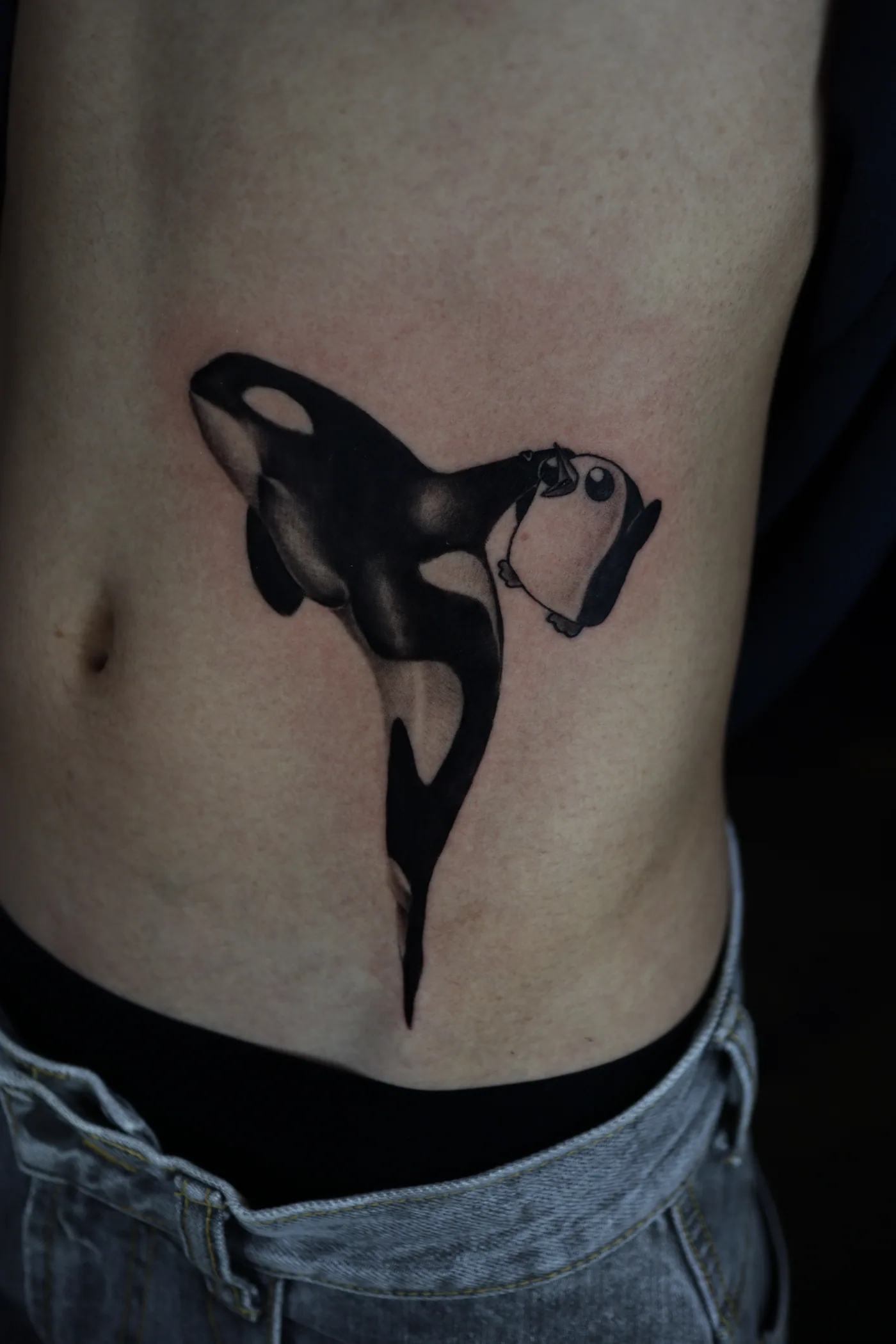 Orca tattoo tattoo by Eddie Gonzalez